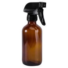 250ml Empty Brown Glass Spray Bottles Portable Refillable Container Durable Trigger Sprayer for Essential Oils Cleaning Products Aromatherapy