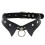 Dames leren halsketting van zinklegering PHRL6534 1