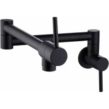 Aérateur de cuisine à double connexion pivotant et flexible, fixation murale pour évier