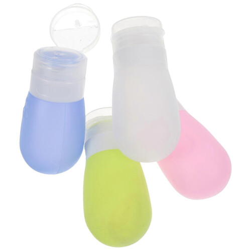 Portable Travel Bottles Green Practical Design 60ml 4Pcs