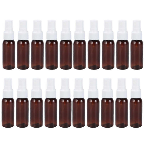Spray Bottle Makeup Spray Bottle for Storage Use 20Pcs Plastic Brown