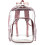Roze plastic rugzak voor school 1