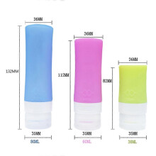 Travel Containers Silicone Bottles for Liquid Storage Portable 38Ml Purple