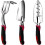 3-teiliges Gartengeräte-Set aus Edelstahl 1