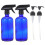 Spray Bottle Glass Sprayer for Reusable Use 1Set Blue Cosmetic Container 1