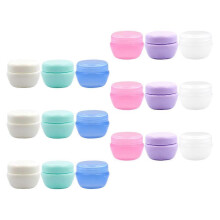 Cream Sub Jars for Storage Use Multipurpose Cosmetics 18Pcs Package Holders