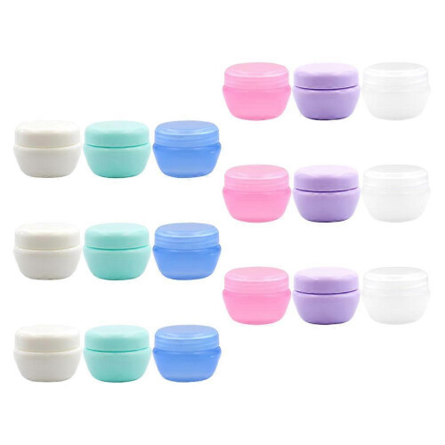 Cream Sub Jars for Storage Use Multipurpose Cosmetics 18Pcs Package Holders