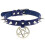 Dames leren halsketting van zinklegering PHRL10006 1