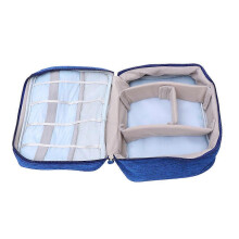 Travel Pouch for Cable Multi-Function Data Cable Storage Bag Sky-Blue