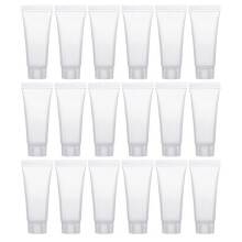 40Pcs Empty Squeeze Bottle Travel Lotion Cream Container Cosmetic Dispenser 10ml