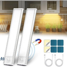 Éclairage LED de cuisine, lampe de placard sans fil rechargeable par USB, LED 6000K