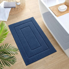 Badematte blau 60 x 110 cm