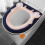 Housse de siège de toilette extensible et lavable avec poignée (1 pièce) 4