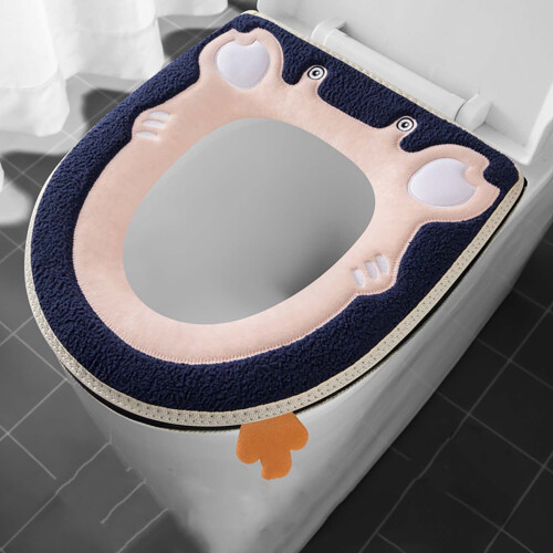 Copriwater con maniglia, spesso, elastico e lavabile. 2