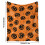 AURIGATE Halloween-flanellpledd med flaggermustrykk 4