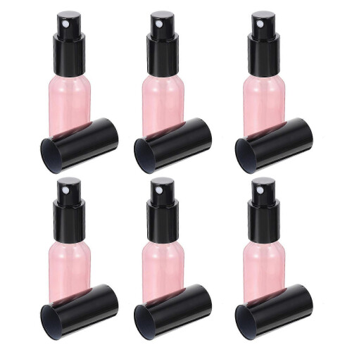 Sub Bottles Pink PP Glass Spray Bottle for Storage Use 6Pcs Pack