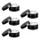 Eye Cream Cases Compact Design for Mask 5Pcs Premium Black Containers 4