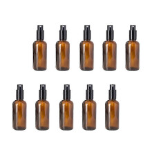 Brown Perfume Spray Bottle Empty Sprayer for Storage Use 10Pcs Pack