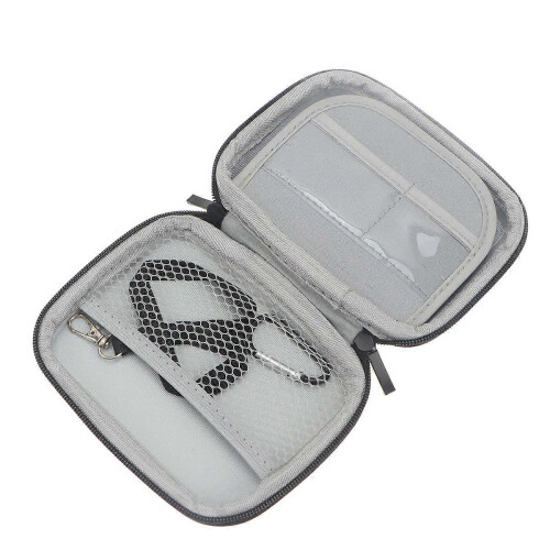 Hard Disk Pouch Eva Digital Accessories Storage Bag for Protection with Hook
