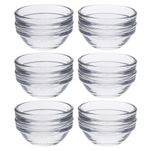 Bol de vidrio para pellizcar, 7,6 cm, esencial para la cocina, paquete de 12