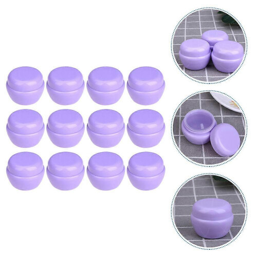 Plastic Mushroom Shape Cream Jar for Cosmetics Storage 15Pcs 1