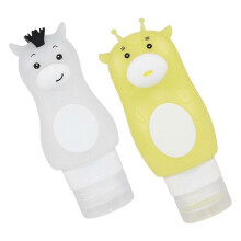 Reduce Oxidation Travel Bottles Lotion Shampoo Bottles Cream Holders for People Who Like Traveling Assorted Color 2Pcs