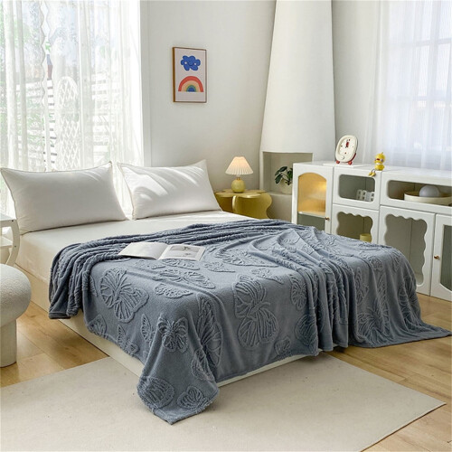 Couverture polaire Kdkad, format king, en microfibre ultra douce 1