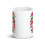 Familie bijpassende kerstmok wit 440 ml 3