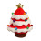 Almofada em formato de árvore de Natal com capa, almofada festiva (1 peça) 2