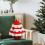 Almofada em formato de árvore de Natal com capa, almofada festiva (1 peça) 5