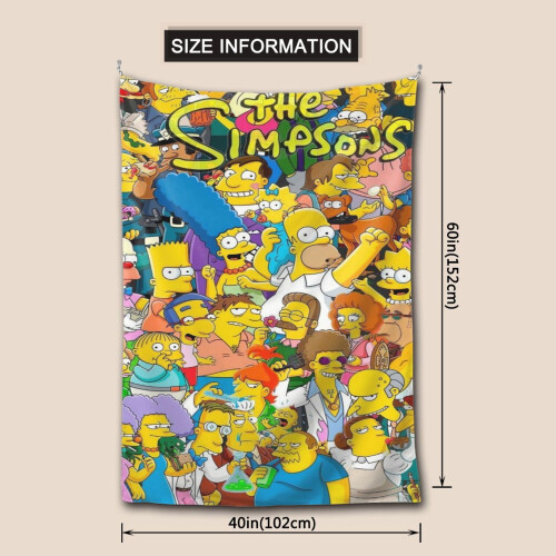Tapisserie murale animée Les Simpsons (1 pièce) 2