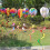 Heißluftballon-Windspiel als Gartendekoration 2