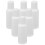 Empty Applicator Bottles with Sponge Head for Liniments 6Pcs Pack White 1