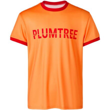 (XL) Herren Scott inspiriertes Vintage T Shirt mit orangefarbenem Pilger Druck Retro Kurzarm Oberteil