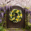 Coroa de flores artificiais de seda com eucalipto, 39 cm (15,3 polegadas). 4