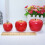 Christmas votive holders set for scented pillar candles, 3