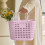 Cesta de baño portátil de plástico con asa1 5