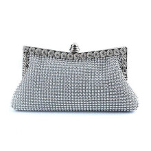 Damen-Partytasche mit Diamanten, 1 Stück, Gold, PHRL18022