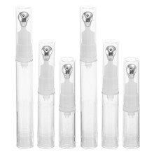 6pcs Eye Cream Applicator Tool: 5ml/10ml/15ml Foundation Bottle Roller Ball Applicator - Massager Head Skincare Bottle Refillable Roll On Dispenser