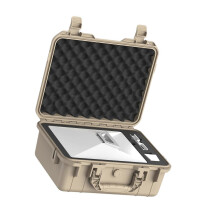 High Pressure Resistant Heavy Duty Shockproof Storage Container Box With Customizable EVA Padding For 12 Inches Devices