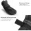 Qianli - 2 pares de botas de segurança para cães com solado macio e antiderrapante. 2