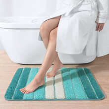 Tapis de bain antidérapant, tapis de bain extra doux, peut être