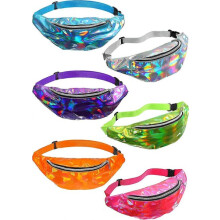 Holografische Neon-Bauchtaschen für Junggesellinnenabschiede PHRL24