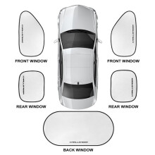 Car Window Umbrella Sunshade Car Accessories, Ti