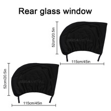 Sonnenschutz für Autofenster, atmungsaktives Netzgewebe