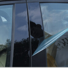 Sun Protection Auto Pillars Column Decorative Sticker Trim