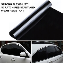 Car window sun protection film tinted black automob