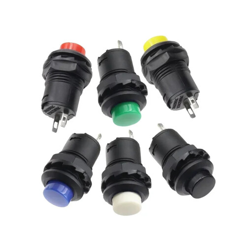 Botão de pressão DS228DS428 12mm com trava automática momentânea5 2