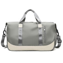 graue Damen-Reisetasche mit Schuhfach