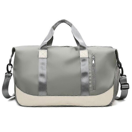 graue Damen-Reisetasche mit Schuhfach